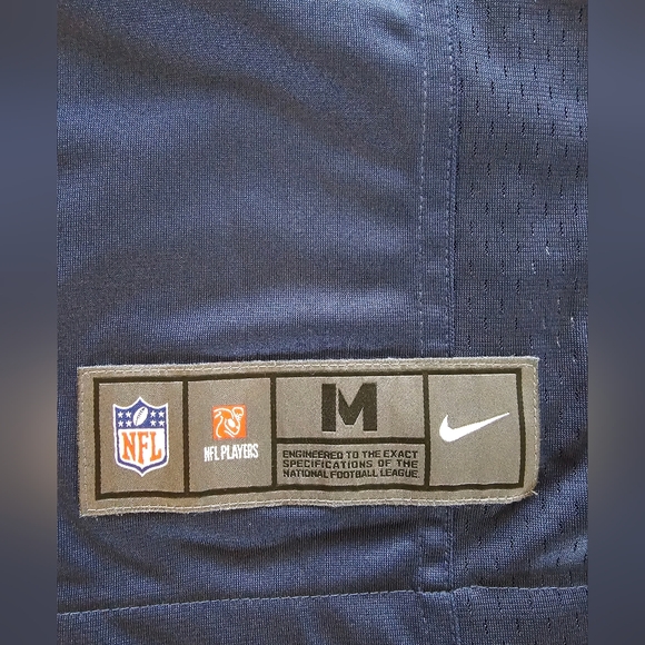 Mens Seattle Seahawks Russell Wilson Nike College Navy Game Jersey - Picture 5 of 8